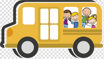 School bus Animation School bus, school bus transparent background PNG clipart