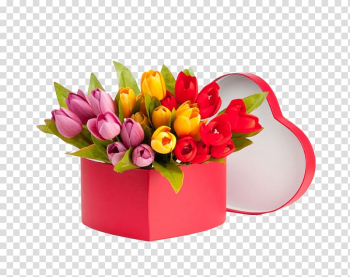 Flower bouquet Tulip , Tulip Gift transparent background PNG clipart