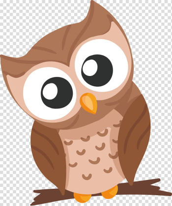 Brown owl , Owl T-shirt Cuteness Drawing , Lovely eyes painted forest animals transparent background PNG clipart