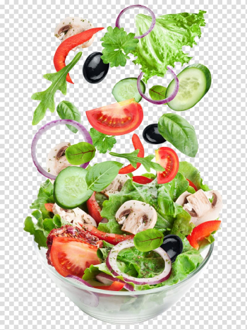 Salad bar Pasta salad Egg salad Greek salad, salad, vegetable salad in nowl transparent background PNG clipart