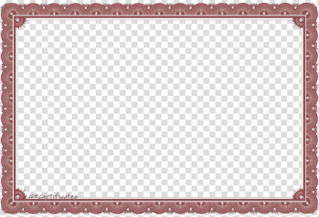 Red and white frame, frame , Certificate Template transparent background PNG clipart