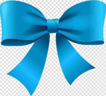 Blue ribbon illustration, Blue La corona Ribbon Shoelace knot, Hand-painted blue bow transparent background PNG clipart