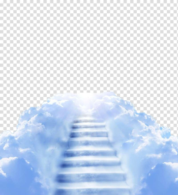 Clouds and stairway to heaven, Light Sky Stairs Cloud , Cloud ladder transparent background PNG clipart