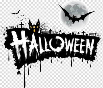Halloween illustration, Halloween Jack-o\'-lantern Font, Halloween font design transparent background PNG clipart