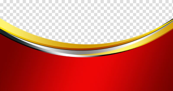 Yellow Angle , Border Curve, red and yellow graphics transparent background PNG clipart