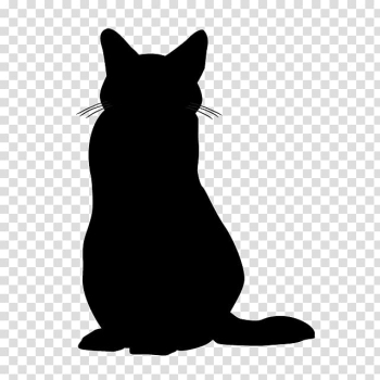 Cat Silhouette , animal illustration transparent background PNG clipart