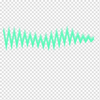 Light Green Euclidean Wave, Light green sound wave material transparent background PNG clipart