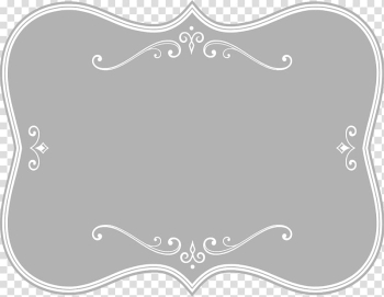 Gray frame, Wedding invitation Greeting & Note Cards Wedding cake, silver frame transparent background PNG clipart