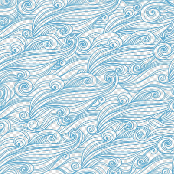 Blue water waves illustration, Blue Wind wave Pattern, blue wave pattern seamless background transparent background PNG clipart