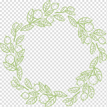 Wreath Christmas Auglis, Garland lace hand-painted border transparent background PNG clipart