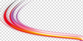 Purple, red, and yellow light illustration, Curve Speed Velocity Euclidean , Colorful sense of speed curve transparent background PNG clipart