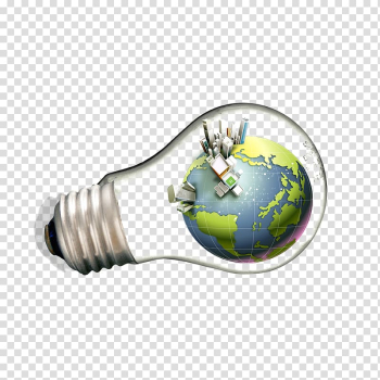 Energy conservation Renewable energy Natural environment, light bulb transparent background PNG clipart