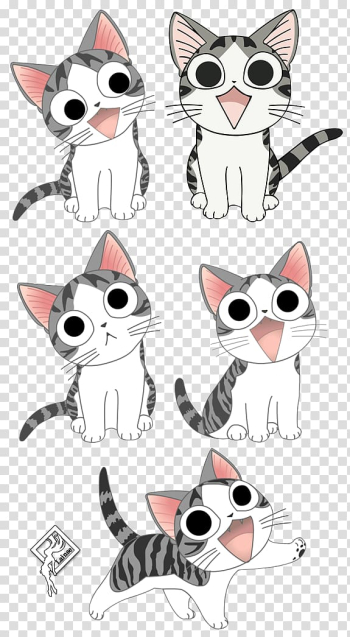 Cat Kitten Anime Manga Animation, chi transparent background PNG clipart