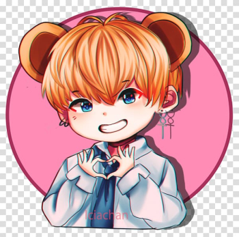 BTS Sticker Anime K-pop, Anime transparent background PNG clipart