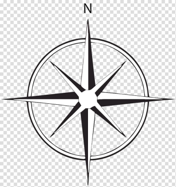 North Compass rose , compass transparent background PNG clipart