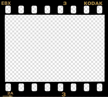 Film Borders FRAMES, black Kodak film border transparent background PNG clipart