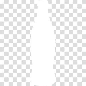 Light Dock Icons, coke bottle, white silhouette beverage bottle transparent background PNG clipart