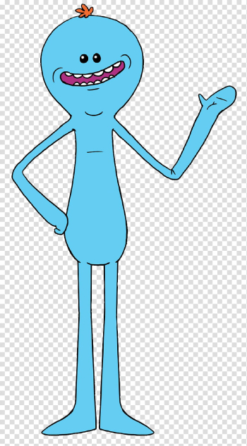Rick and Morty HQ Resource , blue anime character art transparent background PNG clipart