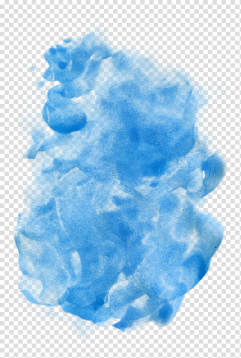 Blue smoke illustration transparent background PNG clipart