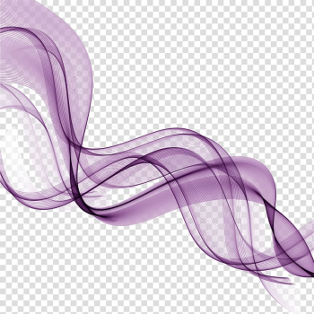 Purple and white , Curve Illustration, Purple ribbon line transparent background PNG clipart
