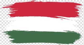 Flag of Hungary Flag of Italy, watercolor stroke transparent background PNG clipart