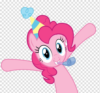 Pinkie Pie Rainbow Dash Pony Applejack Rarity, My Little Pony birthday transparent background PNG clipart
