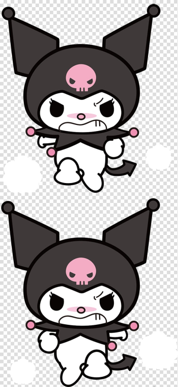 Cat Cartoon Kuromi , Cat transparent background PNG clipart