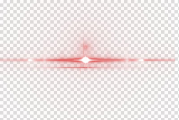 Horizontal red light illustration, Red Lens Flare transparent background PNG clipart