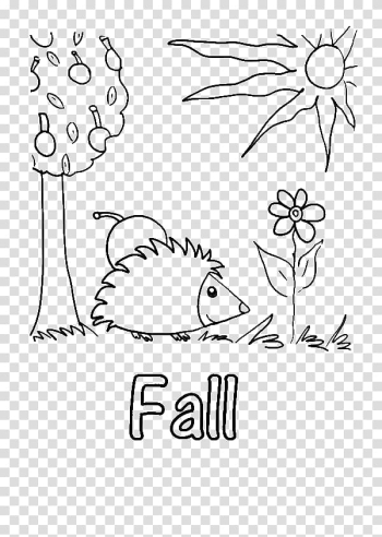 Coloring book Colouring Pages Autumn Season Child, pine branch coloring page transparent background PNG clipart
