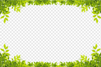 graphy Leaf Green, Green leaves border, low-angle graphy of green leaf plant, border, frame, watercolor Leaves png