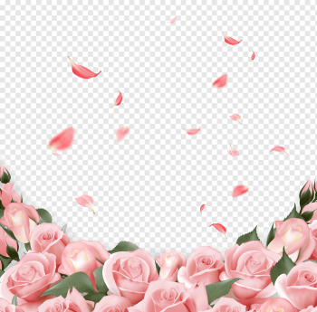 Rose Flower Wedding invitation Pink, Pink Rose, pink rose flowers illustration, love, botany, flower Arranging png
