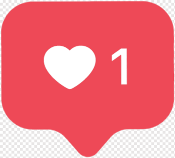 Like button Instagram Facebook, like, message 1 logo, love, heart, sticker png