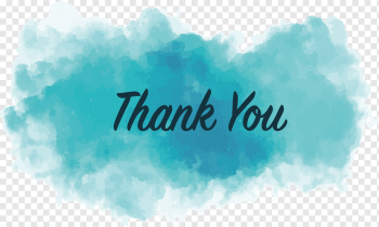 Euclidean, Green Brush Thank you, thank you and white cloud illustration, blue, text, cloud png