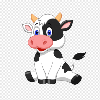 Cattle Cartoon graphy, Dairy cow, animals, vertebrate, cow Vector png