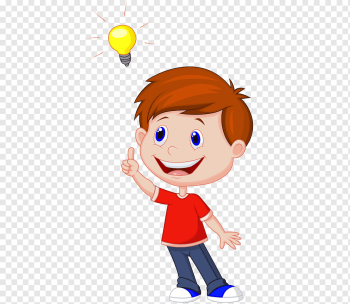 Cartoon graphy, The little boy wanted to question, child, hand, orange png
