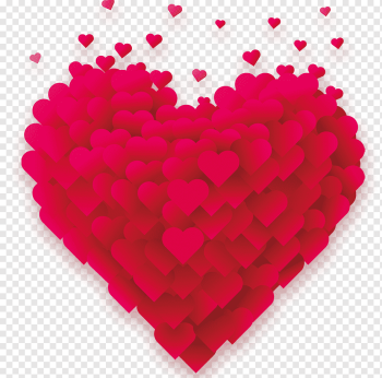 red heart, Love Heart Happiness Valentines Day WhatsApp, heart, love, heart, hearts png