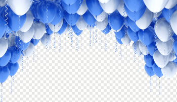 Balloon graphy Blue .xchng Birthday, White blue balloons flying, white and blue balloons, blue, computer Wallpaper, light png