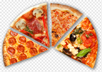 four slice of assorted pizza, Pizza Hut Poster Dough, Four Pizza, food, recipe, pizza Logo png