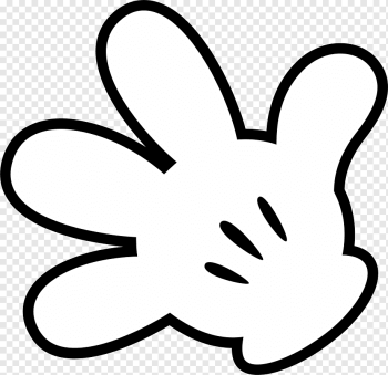 Mickey Mouse Minnie Mouse Oswald the Lucky Rabbit, Mickey Mouse, white and black Mickey Mouse glove, white, leaf, heroes png