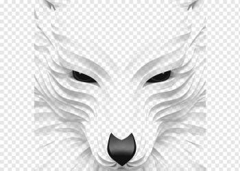 Digital art Graphic design, White Wolf, wolf illustration, white, 3D Computer Graphics, mammal png