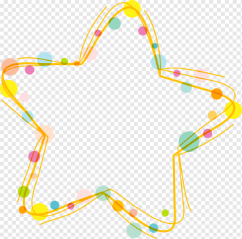 Stars Border, orange, green, and yellow star illustration, frame, text, rectangle png