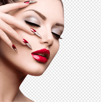 close-up graphy of woman closing her eyes, Light-emitting diode Ultraviolet Gel nails Nail polish, Makeup makeup female makeup, cosmetics, people, fashion png