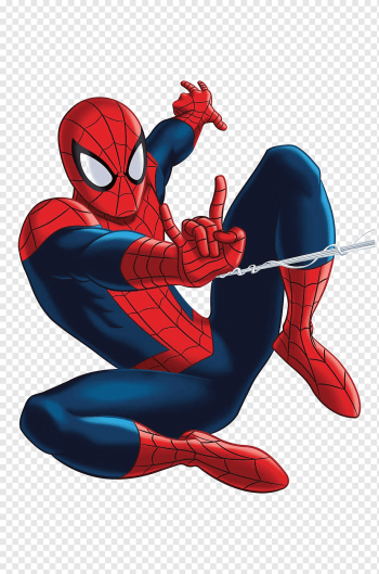 Spiderman illustration, Marvel Universe Ultimate Spider-Man Iron Man Comic book, spider-man, comics, heroes, superhero png