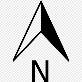 Arrow North Compass rose, arrow mark, angle, triangle, symmetry png