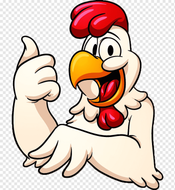 Chicken Cartoon, chicken, food, animals, hand png