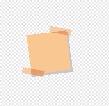 square brown sticker, Paper Post-it note Sticker, Yellow sticky notes, angle, label, rectangle png