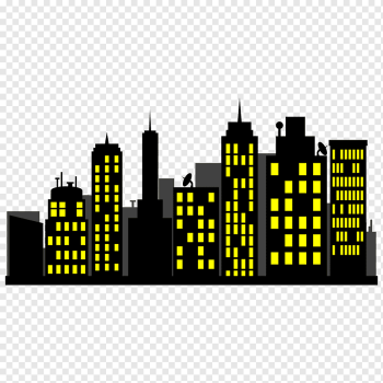 buildings at night illustration, Batman Superman Diana Prince Flash Superhero, cityscape, comics, city, logo png