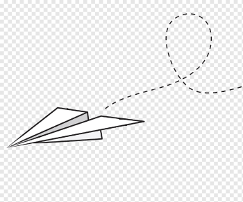 Airplane Paper plane, paper plane, angle, triangle, symmetry png