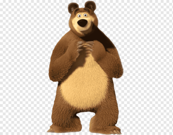 Bear Masha Party Birthday YouTube, masha y el oso, bear 3D animated character, animals, carnivoran, boy png