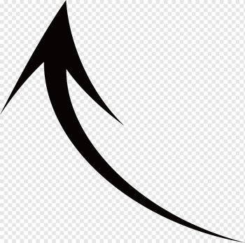 black arrow illustration, Arrow, Arc arrow, angle, triangle, 3d Arrows png